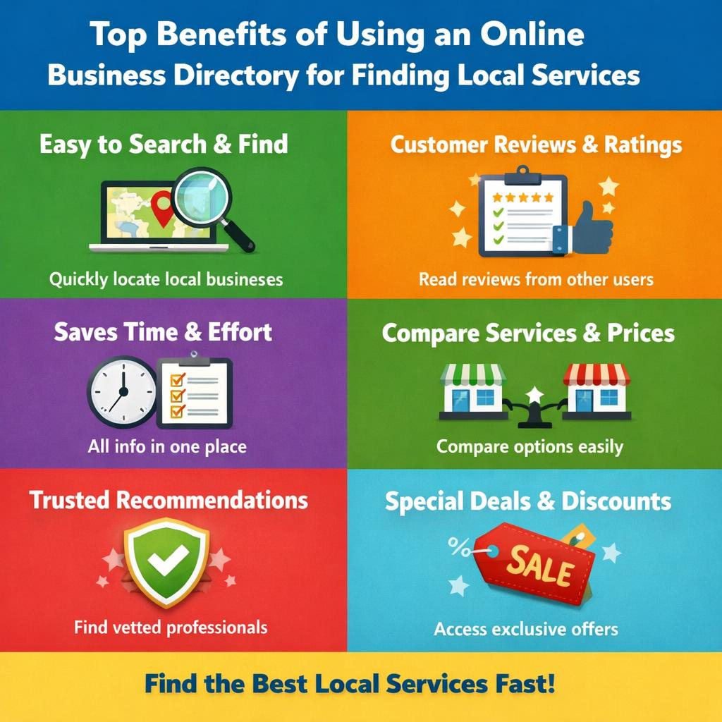 Top Benefits of Using an Online Business Directory for Finding Local Services